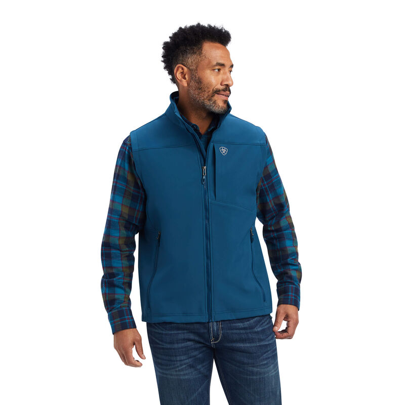 Ariat Weste Herren - Logo 2.0 Softshell Blau ( YJDSQ-9840 )